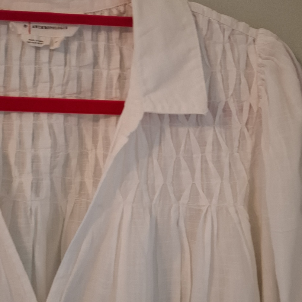 Anthopology sz M, Victorian, button down lace blouse. - Picture 6 of 10